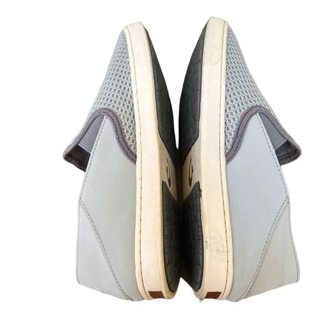 Olukai Pehuea Slip On Convertible Sneaker Gray Size 8 womens - Picture 6 of 7